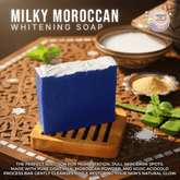 Milky Moroccan Whitening Bar – For Glowing Skin, Pigmentation & Dark Spots - Meshay Care