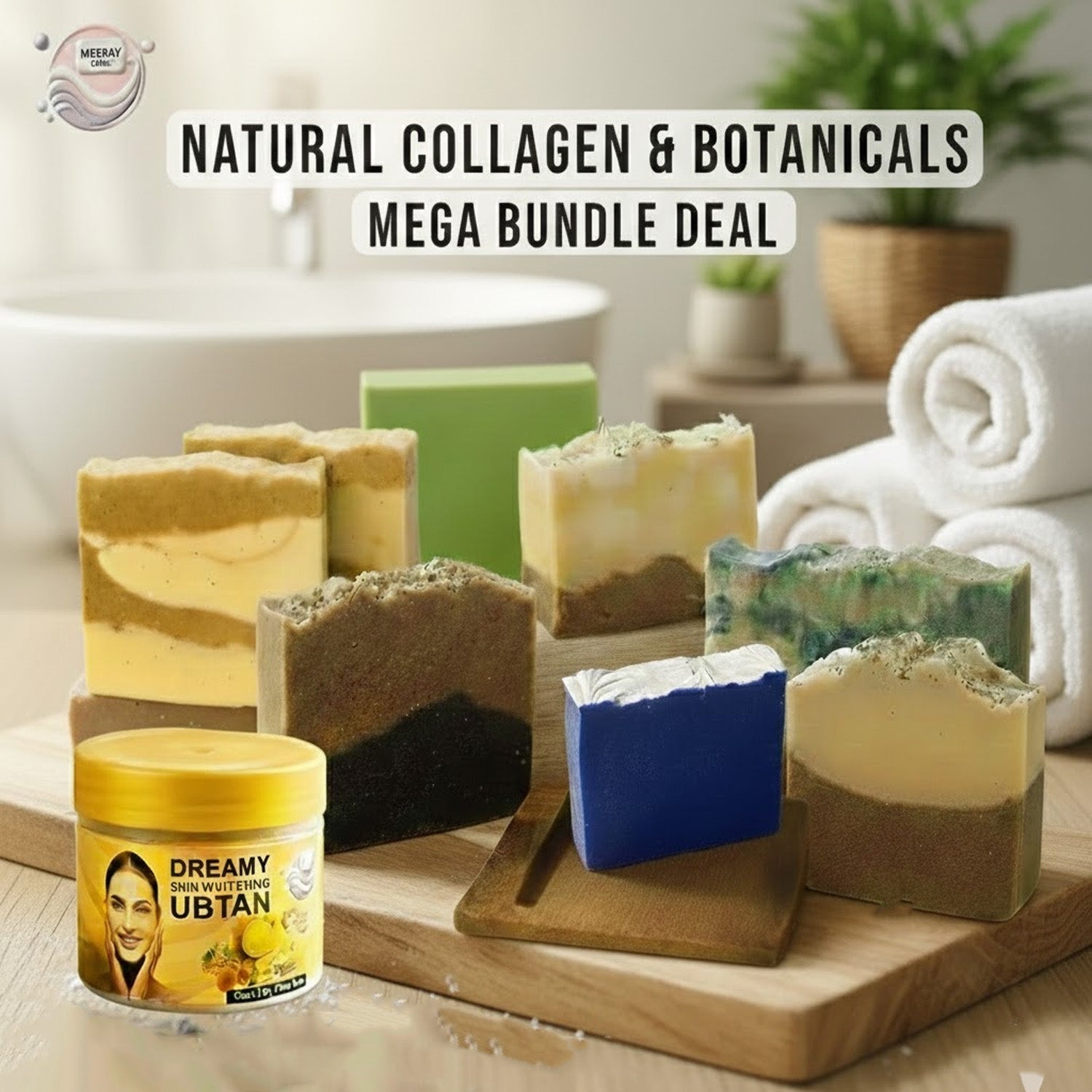Natural Collagen & Botanicals Mega Bundle Deal - Meshay Care