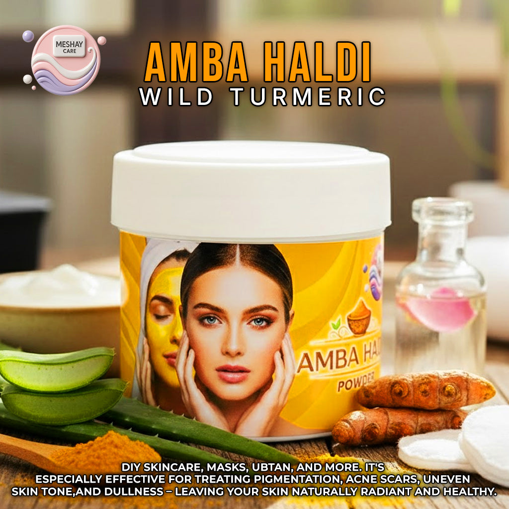 Amba Haldi (Wild Turmeric) For Pigmentation, Acne & Glowing Skin