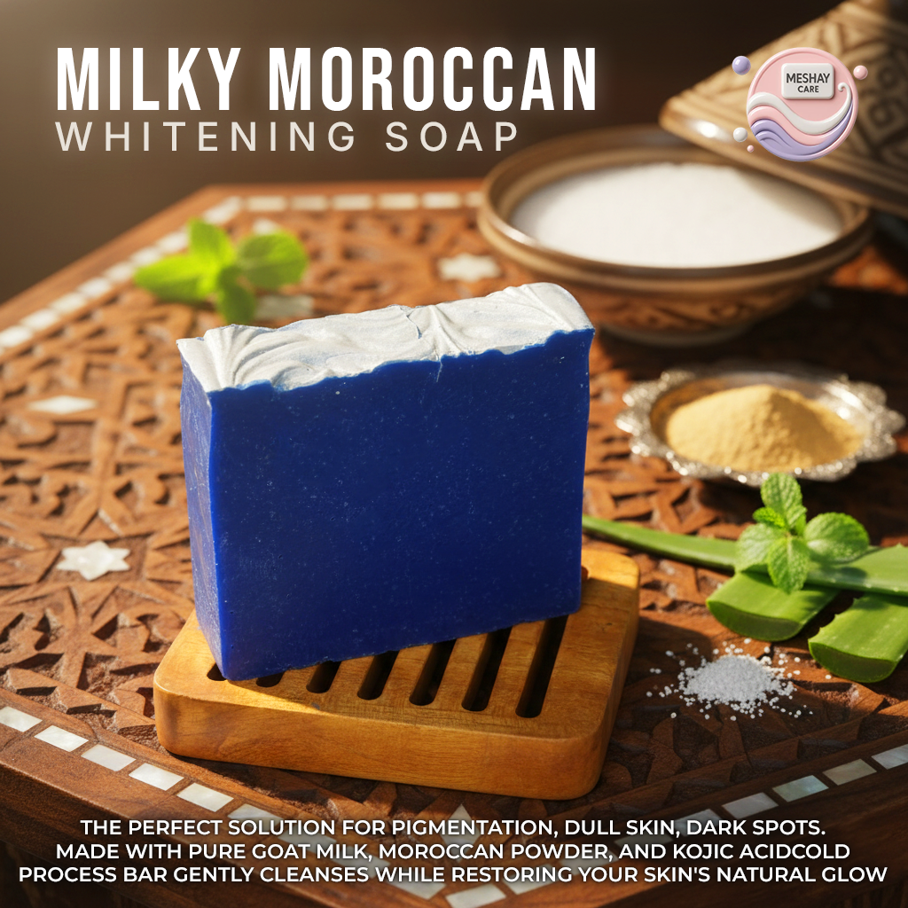 Milky Moroccan Whitening Bar – For Glowing Skin, Pigmentation & Dark Spots