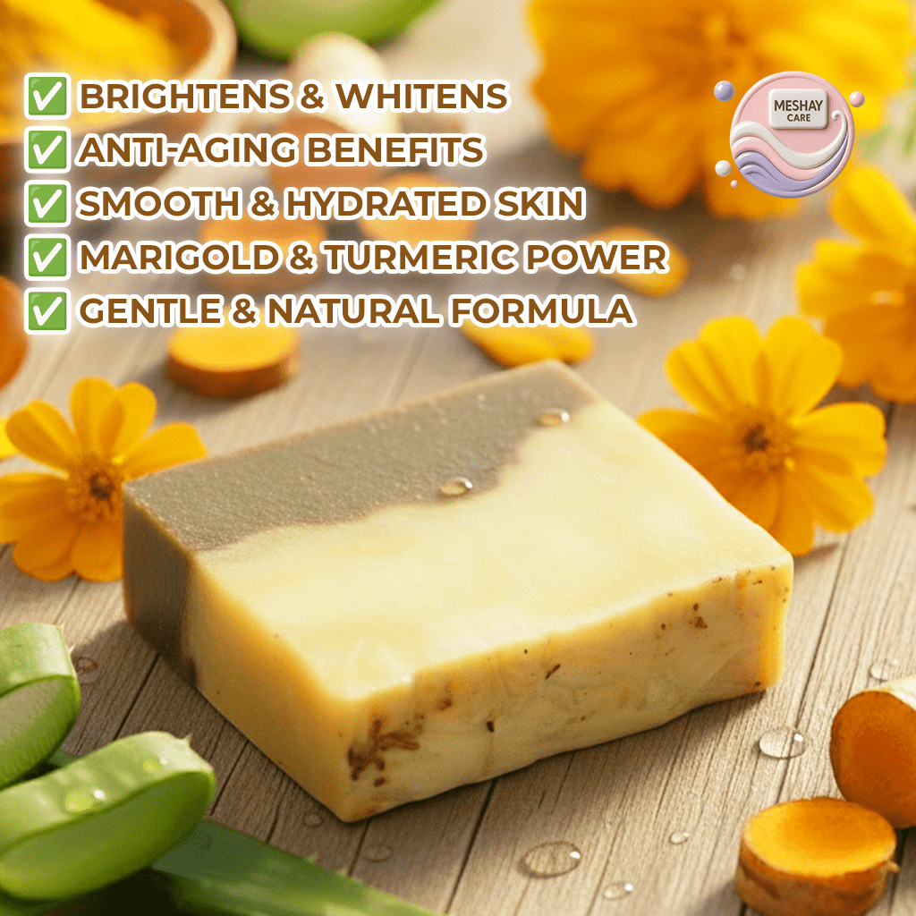 Genda Phool Whitening Bar – Brighten, Smooth & Rejuvenate - Meshay Care