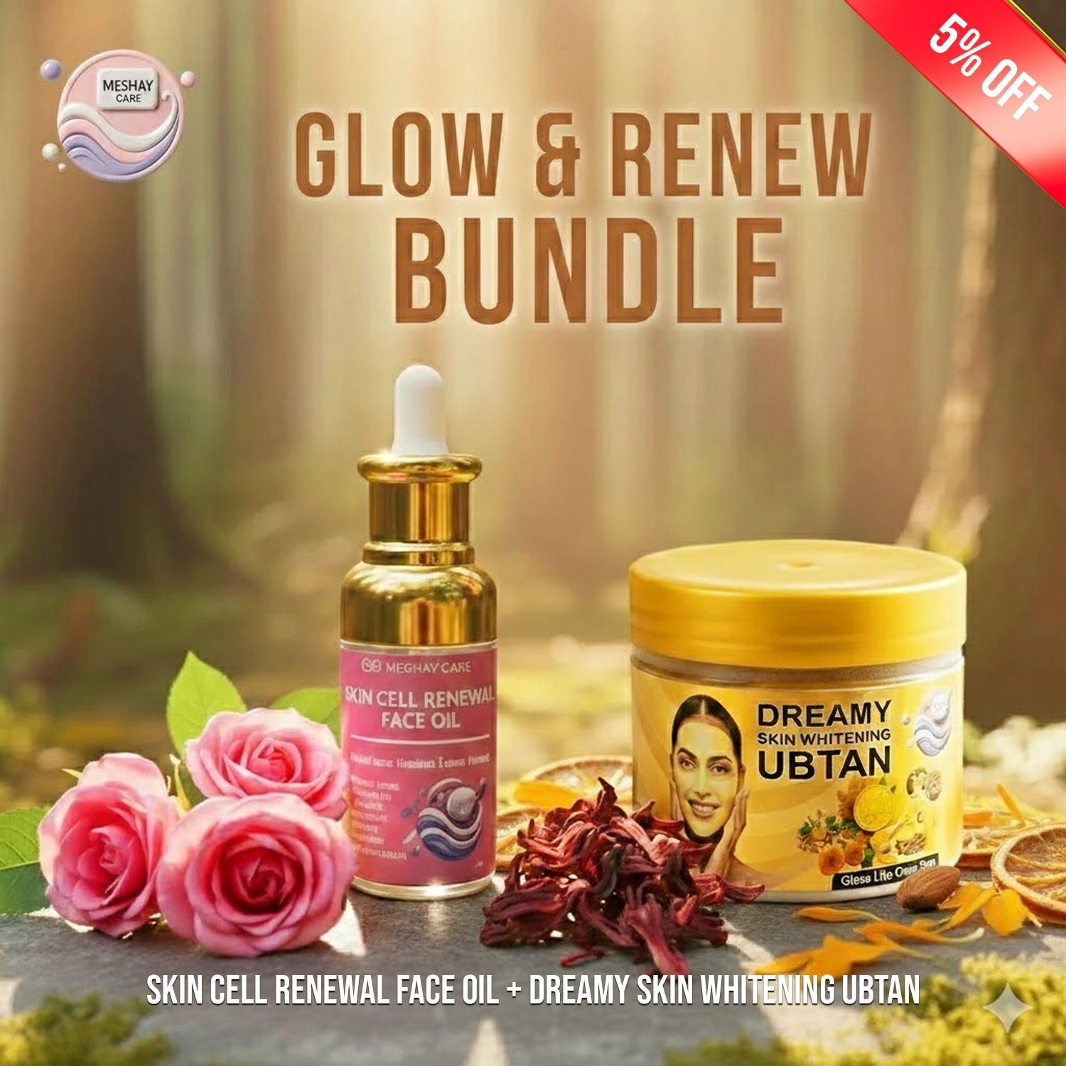 Glow & Renew Bundle - Meshay Care