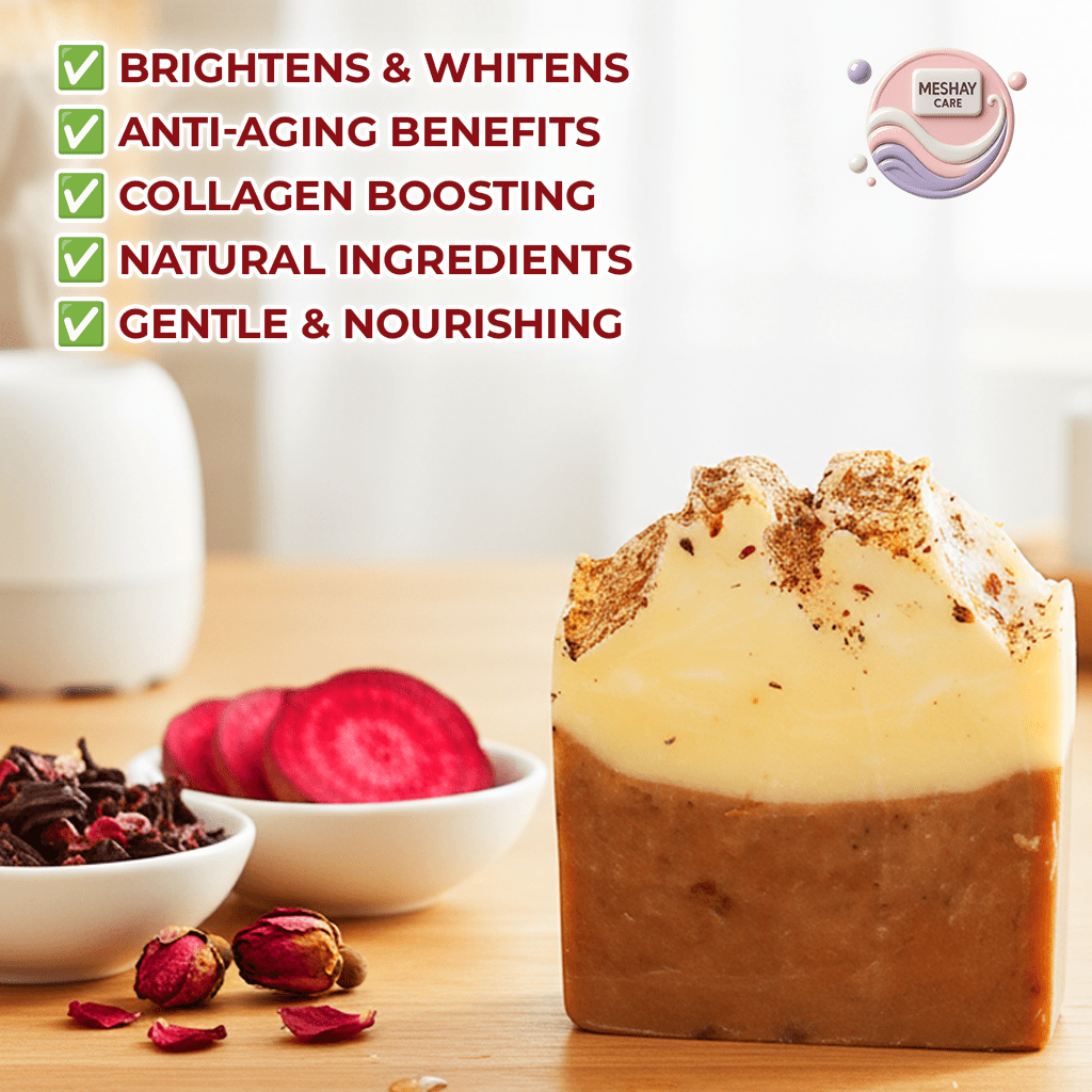 Natural Collagen Whitening Bar – Brighten & Nourish Skin - Meshay Care